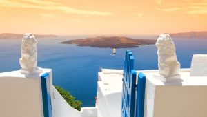 Gate to the sea - Santorini island 3