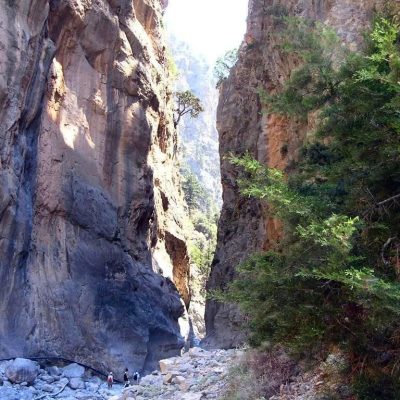 GORGE CRETE GREECE.